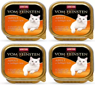 Animonda Vom Feinsten Adult Cat smak: z drobiem i cielęciną 6 x 100g - Mokra karma dla kotów - miniaturka - grafika 1