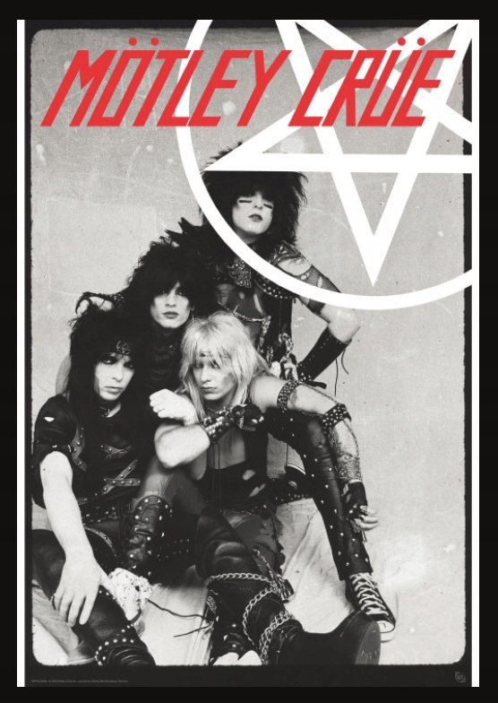 PODKŁADKA POD MYSZ Nadruk 22x18 cm MOTLEY CRUE - BAND Rock Metal Prezent