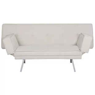 Tapicerowana sofa rozkładana beżowa BRISTOL - Sofy i kanapy - miniaturka - grafika 1