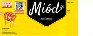 Etykiety samoprzylepne na miód uniwersalna (100szt - Akcesoria do hodowli zwierząt - miniaturka - grafika 1