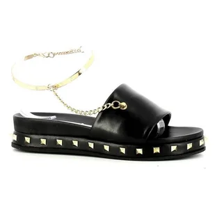 Czarne klapki damskie CARINII - Carinii - Klapki i japonki damskie - miniaturka - grafika 1