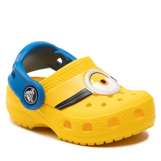 Klapki i japonki damskie - Klapki CROCS - Fl Classic I Am Minions Clog T 206810 Yellow - grafika 1