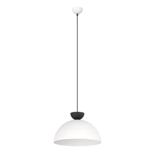 Lampa wisząca, biało-czarna 1475/1L z serii LUNARO 1L BL WHITE/BLACK - Lampy sufitowe - miniaturka - grafika 1