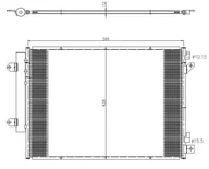 Akcesoria do klimatyzacji i ogrzewania - Skraplacz, klimatyzacja NRF 350472 - miniaturka - grafika 1
