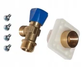 Akcesoria do armatury i ceramiki - Cersanit Zawór kątowy odcinający z mufą do stelaża podtynkowego CERSANIT/HI-TEC/LINK K99-0096 - miniaturka - grafika 1