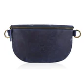 Nerki - SASZETKA NERKA SKÓRZANA NA PAS GRANATOWA PAOLO PERUZZI T-36-DB - miniaturka - grafika 1