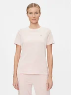 Koszulki i topy damskie - Tommy Hilfiger T-Shirt Modern WW0WW39848 Różowy Regular Fit - miniaturka - grafika 1
