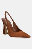 Czółenka - Aldo szpilki zamszowe DAPHNEA kolor brązowy 14044774 - miniaturka - grafika 1