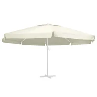 Parasole ogrodowe - vidaXL Wymienne pokrycie parasola ogrodowego, piaskowe, 600 cm 312546 - miniaturka - grafika 1