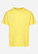 Koszulki męskie - Żółta Bawełniana Koszulka T-shirt w Stylu Basic Malorisa - miniaturka - grafika 1