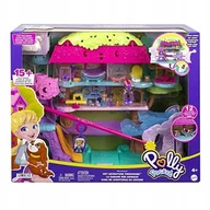 Figurki dla dzieci - Polly Pocket Domek Na Drzewie Dom 2 Laleleczki Przygody Zwierzatek - miniaturka - grafika 1
