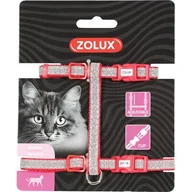 Szelki dla kotów - Tetra ZOLUX Szelki nylon regul SHINY kol czerwony - miniaturka - grafika 1