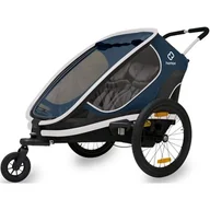 Przyczepki rowerowe - Przyczepka rowerowa HAMAX Outback Twin Niebiesko-biały - miniaturka - grafika 1