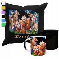 Gadżety dla niej i dla niego - ZESTAW KUBEK MAGICZNY ZMIENIAJĄCY KOLOR + POSZEWKA DRAGONBALL ANIME + IMIĘ - miniaturka - grafika 1