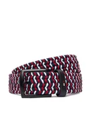 Paski - Tommy Hilfiger Pasek Męski Denton Elastic 3.5 AM0AM13946 Kolorowy - miniaturka - grafika 1