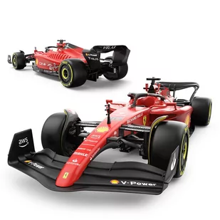 Ferrari F1 75 czerwony RASTAR model 1:12 Zdalnie sterowany bolid + Pilot 2,4 GHz + Naklejki - Zabawki zdalnie sterowane - miniaturka - grafika 2