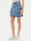 Spódnice - Pepe Jeans Spódnica jeansowa PL901124 Niebieski Regular Fit - miniaturka - grafika 1