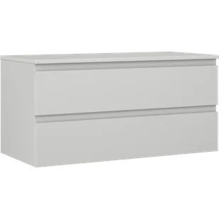 Mexen Orio szafka łazienkowa podumywalkowa 100 cm z blatem, 2 szuflady, szara mat - 91A10-10047-2-BFFC62 - Szafki łazienkowe - miniaturka - grafika 1