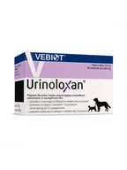 Suplementy i witaminy dla kotów - Vebiot Urinoloxan Preparat Dla Psów i Kotów Wspomagający Drogi Moczowe 60 Tabletek - miniaturka - grafika 1