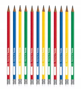 12x ołówek trójkątny do nauki pisania Colorino - Ołówki - miniaturka - grafika 1