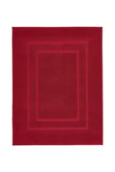 Dywaniki łazienkowe - Kleine Wolke Plaza Ekologiczny Dywanik Frotte czerwony 60x 80 cm ECO LIVING - miniaturka - grafika 1