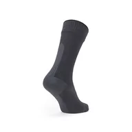 Skarpetki damskie - Sealskinz Sealskinz Waterproof All Weather Skarpetki, black/grey L EU 43-46 2020 Skarpetki wełniane 11100063010130 - miniaturka - grafika 1