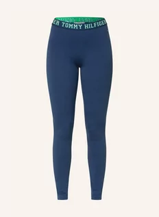 Legginsy - Tommy Hilfiger Legginsy Rekreacyjne blau - grafika 1