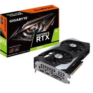 Gigabyte RTX 3050 WINDFORCE OC 8GB GV-N3050WF2OC-8GD - Karty graficzne - miniaturka - grafika 1
