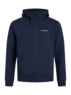 Berghaus Męska bluza z kapturem z logo kangurka z bawełny organicznej na zamek błyskawiczny - Bluzy męskie - miniaturka - grafika 1