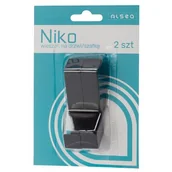 Pozostałe akcesoria kuchenne - Wieszak na drzwi-szafkę NIKO 2 sztuki - miniaturka - grafika 1