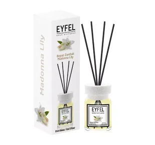 EYFEL Dyfuzor zapachowy z patyczkami - Biała Lilia 110ml - Zapachy do domu - miniaturka - grafika 1