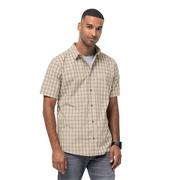 Koszule męskie - Koszula męska HOT SPRINGS SHIRT M cotton white checks - S - miniaturka - grafika 1