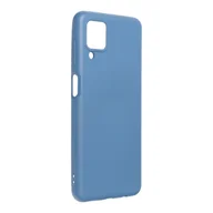 Etui i futerały do telefonów - Forcell Futerał SILICONE LITE do SAMSUNG Galaxy A12 niebieski - miniaturka - grafika 1
