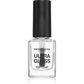 Lakiery do paznokci - Dermacol Ultra Gloss Top Coat 11ml W Baza pod lakier - miniaturka - grafika 1