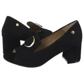 Sandały damskie - Czółenka Czarne 06911-01/00-1 (MA1307-b) Maciejka - miniaturka - grafika 1