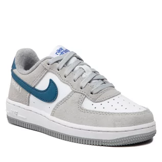 Buty dla chłopców - Buty NIKE - Force 1 Lv8 (PS) DH9788 001 Lt Smoke Grey/Marina/White - grafika 1