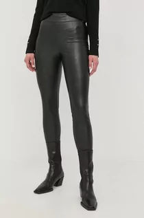 Spodnie damskie - Guess spodnie damskie kolor czarny - grafika 1