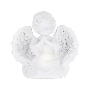 Aniołek świecący na 7 kolorów 15 cm - Figurki dekoracyjne - miniaturka - grafika 1
