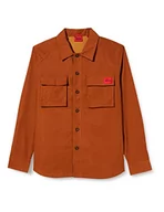 Koszule męskie - HUGO Koszula męska Ederico, Średni brąz 218, M - miniaturka - grafika 1