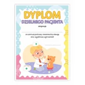 Dyplomy i okładki - LearnHow Dyplom A5 dzielnego pacjenta - Mały lekarz 10szt - miniaturka - grafika 1