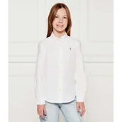 Bluzki dla dziewczynek - POLO RALPH LAUREN Koszula | Regular Fit - miniaturka - grafika 1