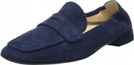 Mokasyny damskie - Hogl Mokasyny Granatowe Skórzane Wsuwane 35 Jjp - miniaturka - grafika 1