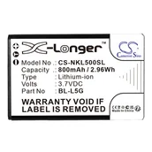 Baterie do telefonów - Nokia 105 / BL-L5G 800mAh 2.96Wh Li-Ion 3.7V (Cameron Sino) - miniaturka - grafika 1