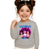 Bluzy dla dziewczynek - BLUZA DZIECIĘCA KPOP DEMON HUNTERS HUNTRIX 134-140 BAWEŁNIANA JAKOŚĆ - miniaturka - grafika 1