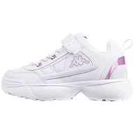 Buty dla dziewczynek - Kappa Unisex dziecięce buty do biegania Rave Gc K, biały i kolorowy - 30 EU - miniaturka - grafika 1