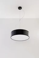 Lampy sufitowe - Sollux Lighting Lampa Wisząca Arena czarna mała - SL.0115 - miniaturka - grafika 1