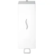 Dozowniki papieru i mydła dla firm - Dozownik do mydła w pianie Faneco HIT White, stal kolor biały - miniaturka - grafika 1