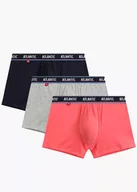 Majtki damskie - SZORTY ATLANTIC 3MH-214 WL25 GRA/KOR/SZM - Atlantic - miniaturka - grafika 1