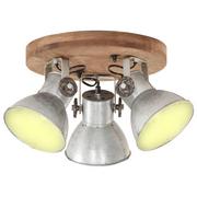 Lampy sufitowe - VidaXL Industrialna lampa wisząca, 25 W, srebrna, 42x27 cm, E27 320505  VidaXL - miniaturka - grafika 1
