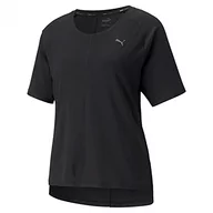 Koszulki i topy damskie - Puma Damska koszulka Studio Tri Blend Relaxed Tee Black S 521093 - miniaturka - grafika 1
